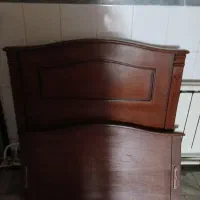 فروش تخت چوبی یک نفره کشو دار بدون تشک
