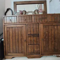 کنسول چوبی و آینه