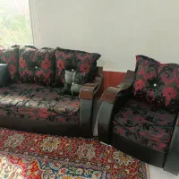 مبل هفت نفره کاملا سالم با جلومبلی
