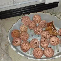 منقل تمام چدن و خیلی  سنگین نقره ای