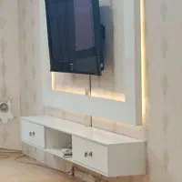 تی وی وال بهمراه روشنایی ال آیی دی
