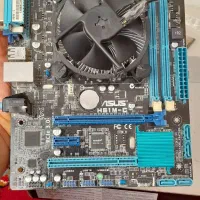 مادر برد ایسوس و cpu و کارت گرافیک دو گیگ