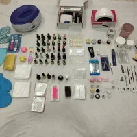 تمام وسایل کاشت ناخن فقط یکجا