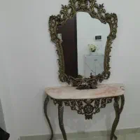 ایینه و کنسول برنزی سنگین