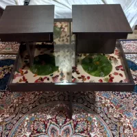 جلو مبلی با ۴ تا میز کوچک