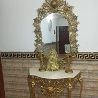 اینه شمعدان برنجی