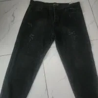 دو عددشلوار لی سایز بزرگ مام استایل و راسته