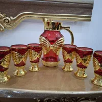 پارچ و لیوان ویترینی