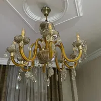 لوستر ۸ شاخه کریستالی