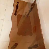 گل میز شیشه ای