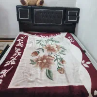 تخت خواب دونفره به همراه تشک طبی