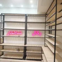کد۱۲۸/فورتیک/مدرن قفسه/ترکیب فلز و بستی رگال دار