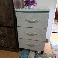 کابینت سه کشو در چوبی بدنه فلزی