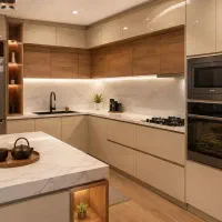 نصب برچسب کابینت، شیشه مات کن، برچسب کاشی