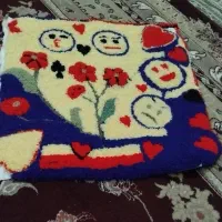 قالیچه و پادری و تابلو فرش دستبافت . جاادویه ای