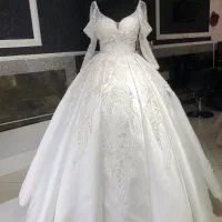 ۴ دست لباس عروس فروشی سایز ۳۸ تا ۴۸