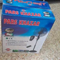 پنکه پارس خزر پایه دار کنترلی سفید نو پلمپ