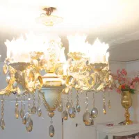 لوستر ۶ شاخه ۱۲ شعله