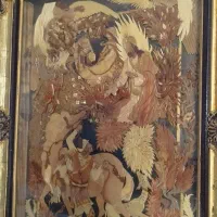 تابلو سلطنتی ضامن آهو