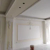 نقاشی ساختمان،  رنگ کناف،  نصب ابزار گچی