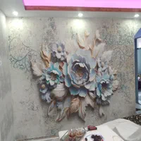 کاغذدیواری  قابل شستشو نقاشی ساختمان ماستیک