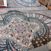 سلام فرش 12متری سورمه ای