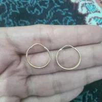 گوشواره حلقه ای طلا