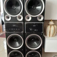 اسپیکر دوقلو همراه میکروفون