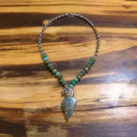 گردنبند هخامنش نقره و فیروزه