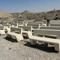 نیمکت پارکی بتنی / سنگی