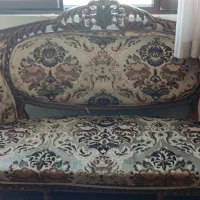 یک دست مبل استیل  تمام چوب گردو