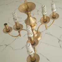 لوستر قدیمی طلایی