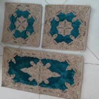 رومیزی سرمه دوزی چهارتکه