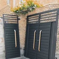 درب پارکینگ   بزرگ ارتفاع آزاد چارچوبی حیاطی
