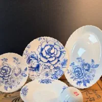 سرویس ۲۵پارچه ۶۲۸ سورمه ای دینو