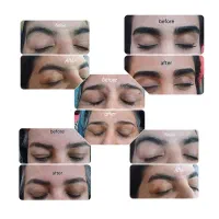 رنگ مو واصلاح ابرووصورت با آف ۵۰ درصدی