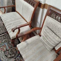 مبل کلاسیک ۷ نفره میز تلویزیون و جاکفشی