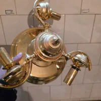 چراغ سقفی روکش طلا