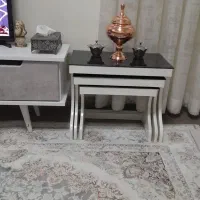 میز وسط و سه عدد عسلی سفید