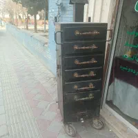 دستگاه بلال و سیب تنوری ۶کشو ورق سنگین