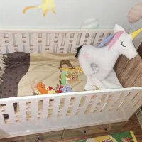 تخت خواب کودک کشو دار