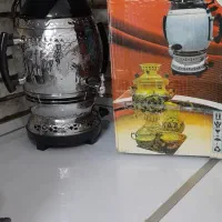 سماور گازی نو واستفاده نشده با قوری