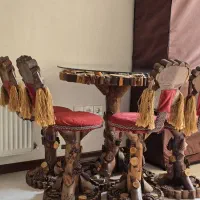 میز ناهارخوری 4 نفره طرح جنگلی