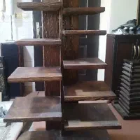استند و ویترین تمام چوب