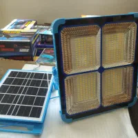 چراغ و پنل های خورشیدی پاوربانکی شارژی 200W