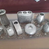 هشت عدد جاشمعی سرامیکی طرح نگین