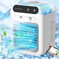 کولر آبی و فن رومیزی شارژی