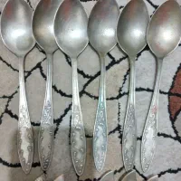ظروف قدیمی قاشق ، چاقو، کلکسیونی