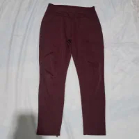 شلوار کشی رنگ زرشکی ۳ ایکس لارج