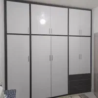 کمددیواری **کد۶۸ سفید مشکی